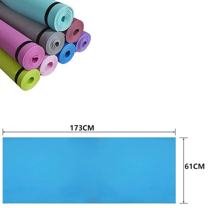 Yoga Mat Anti-skid Sports Fitness Mat 3mm-6mm Thick